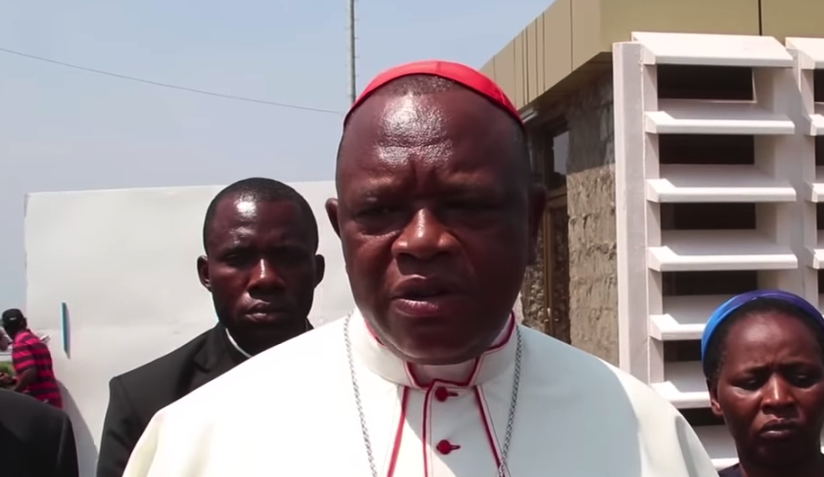 LE CARDINAL FRIDOLIN AMBONGO ALERTE SUR UN PLAN DE BALKANISATION DE LA RDC