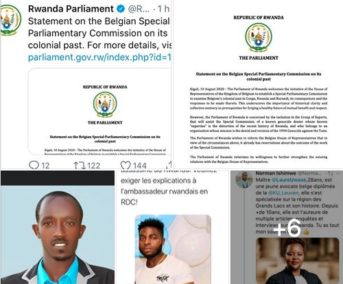 Au moins la dictature rwandaise ne se cache plus derrière des associations belges et montre ses vraies couleurs. Le parlement belge se laissera t’il à nouveau guider sa conduite par la dictature FPR?